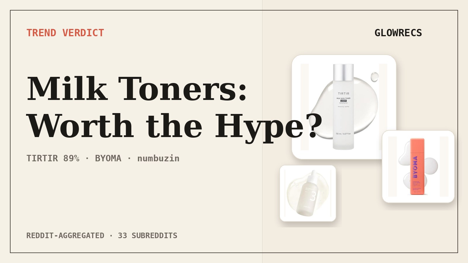 Best Milk Toners, According to Reddit (2026)